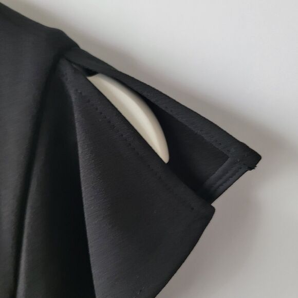 Tommy Hilfiger Surplice Neckline Jumpsuit womens size 16 Short ruffle sleeves - Picture 5 of 9